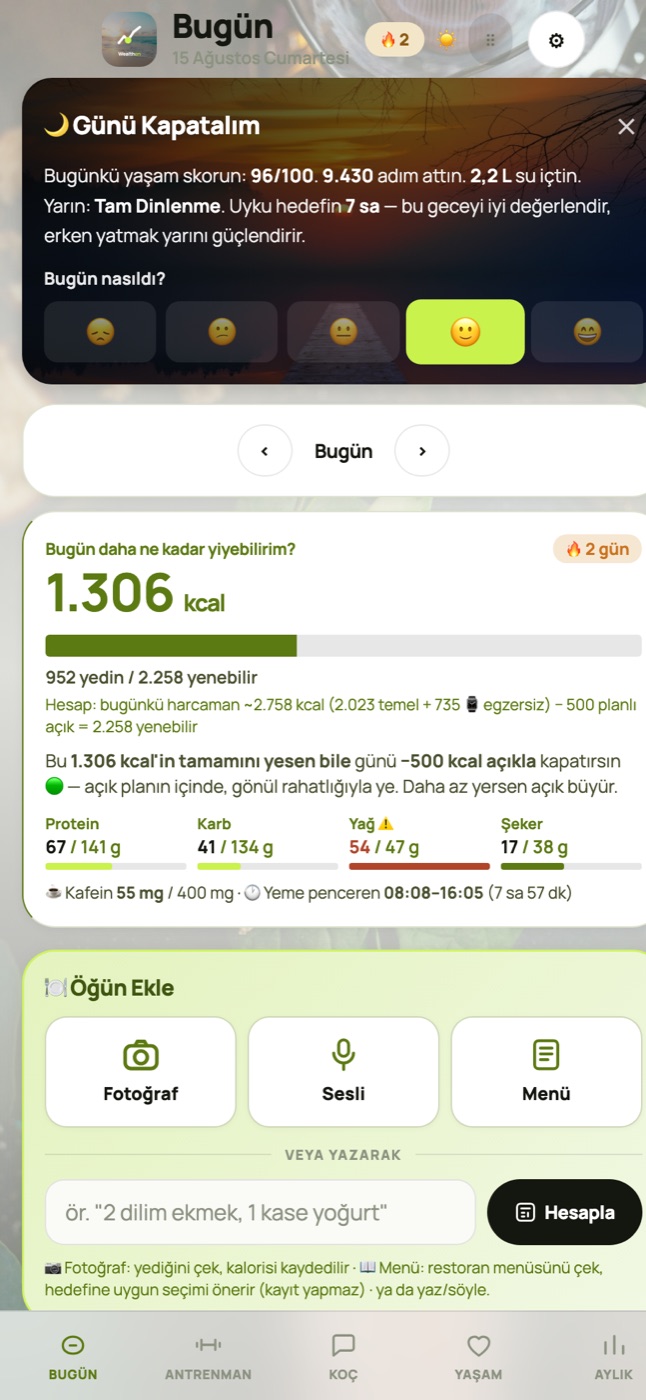 Wealthen — Beslenme